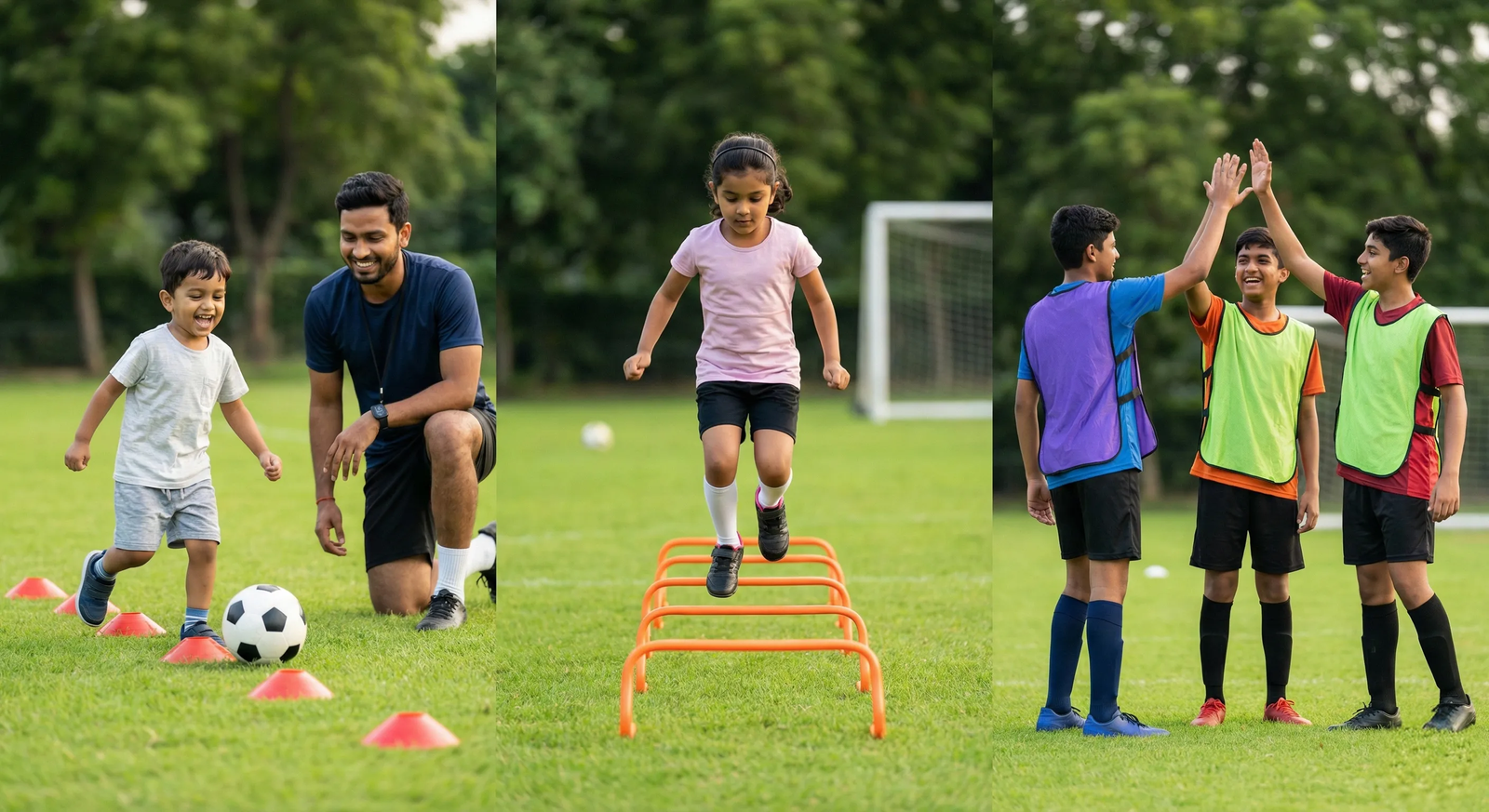 Age-wise football coaching at ESSB